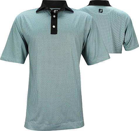 FootJoy ProDry Lisle Basketweave Print Golf Shirts - FJ Tour Logo Available - Previous Season Style