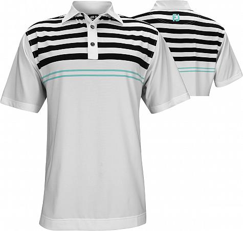 FootJoy ProDry Lisle Engineered Chest Stripe Golf Shirts - Wilmington Collection - FJ Tour Logo Available - Previous Season Style