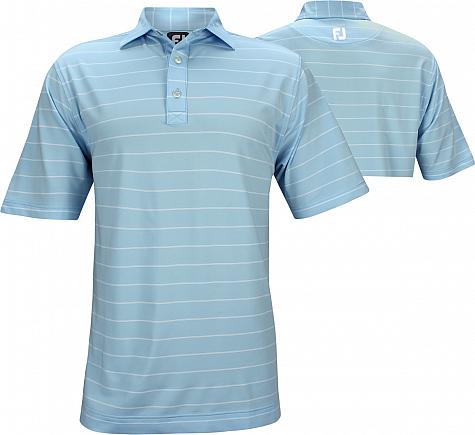FootJoy ProDry Performance Lisle Double Pinstripe Golf Shirts - FJ Tour Logo Available - Previous Season Style