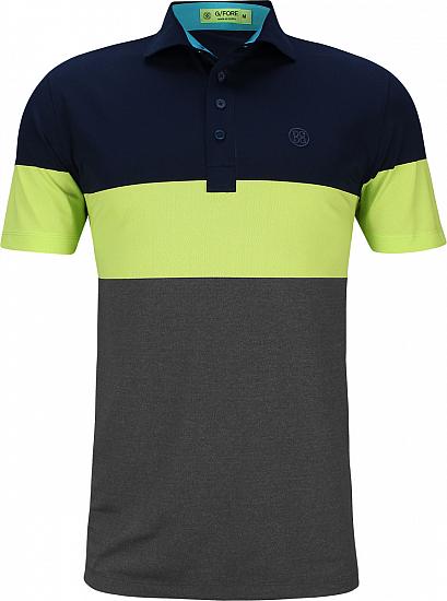 G/Fore Colour Block Golf Shirts - ON SALE