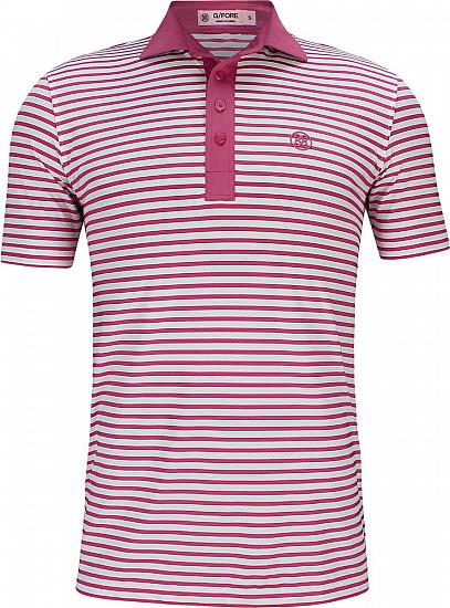G/Fore Perf Stripe Golf Shirts - ON SALE