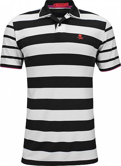 G/Fore Skull Stripe Golf Shirts - ON SALE