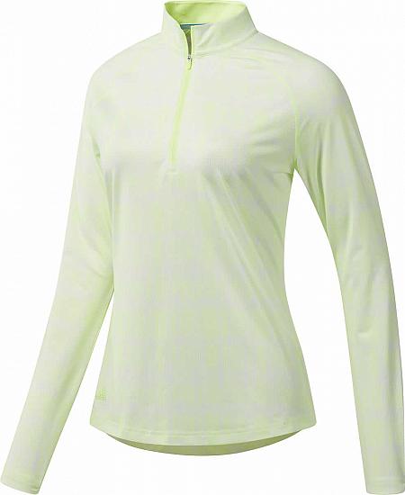 Adidas Women's Ultimate 365 ClimaCool Printed UPF Long Sleeve Golf Shirts - ON SALE