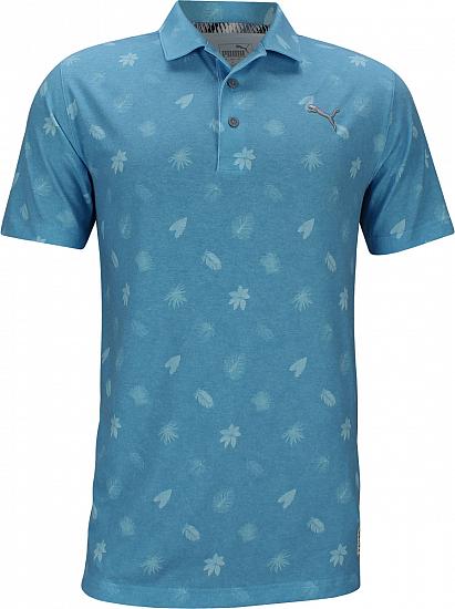 Puma Verdant Golf Shirts - Bleu Azur