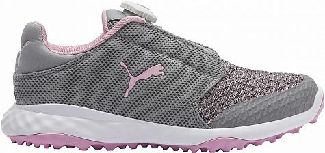 puma junior grip fusion sport disc spikeless golf shoes
