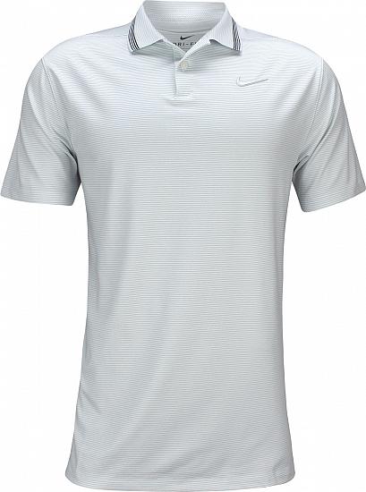 Nike Dri-FIT Vapor Control Golf Shirts - Pure Platinum