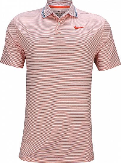 Nike Dri-FIT Vapor Control Golf Shirts - Habanero Red