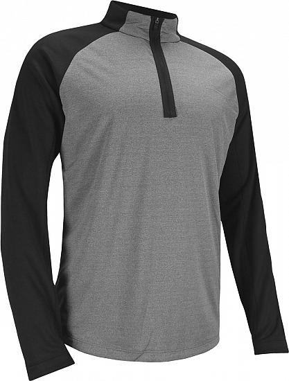 Nike Aerolayer Half-Zip Golf Pullovers - Black