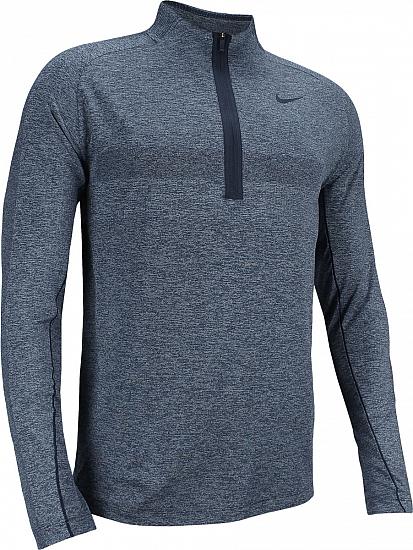 Nike Dri-FIT Statement Half-Zip Golf Pullovers - Blue Void