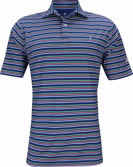 Fairway & Greene USA Mac Stripe Jersey Golf Shirts - Liberty