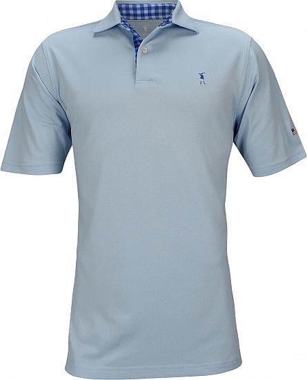Fairway & Greene USA Hurley Pique Golf Shirts - Bluff - ON SALE