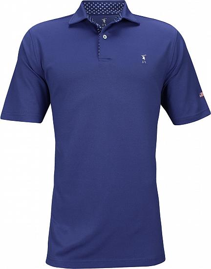 Fairway & Greene USA Hurley Pique Golf Shirts - Liberty