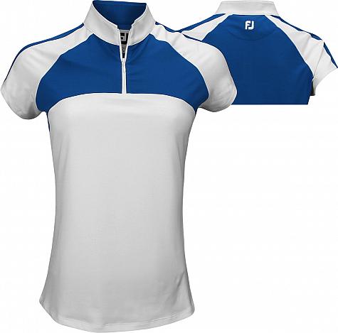 FootJoy Women's Jersey Mesh Raglan Sleeve Golf Shirts - FJ Tour Logo Available - Previous Season Style