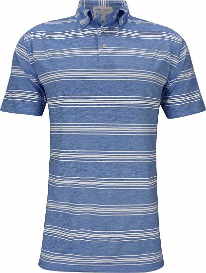 Peter Millar Pit Stripe Stretch Jersey Golf Shirts - Vessel