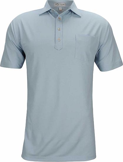 Peter Millar Solid Stretch Mesh Golf Shirts