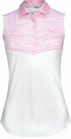 Puma Women's Chevron Sleeveless Golf Shirts - ON SALE