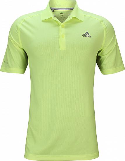 Adidas Ultimate ClimaCool Solid Golf Shirts - Hi-Res Yellow