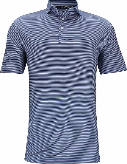RLX Lightweight Yarn Dye Airflow Stripe Golf Shirts