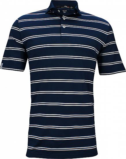 RLX Lightweight Yarn Dye Airflow Wide Stripe Golf Shirts