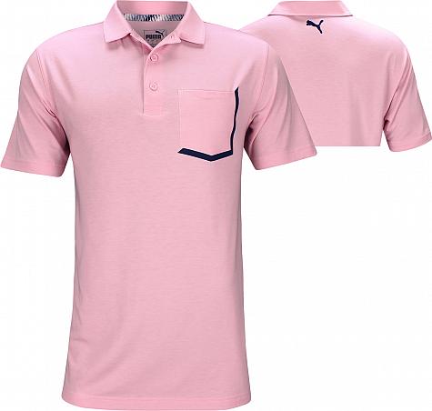 Puma Faraday Golf Shirts - Pale Pink