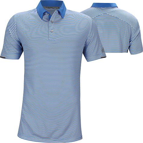 Adidas ClimaChill Tonal Stripe Golf Shirts - ON SALE