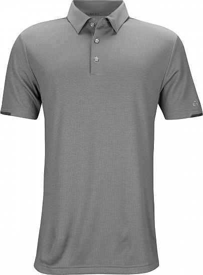 Adidas ClimaChill Heather Golf Shirts - Grey