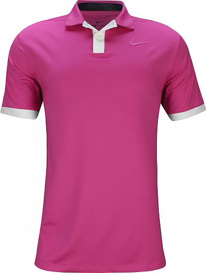 Nike Dri-FIT Vapor Solid Golf Shirts - Active Fuchsia