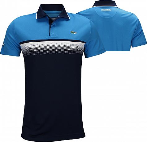 Lacoste Ultra Dry Gradient Print Golf Shirts - ON SALE