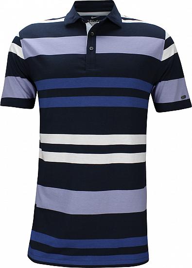 Nike Dri-FIT Player Young Tiger Stripe Golf Shirts - Royal - ON SALE