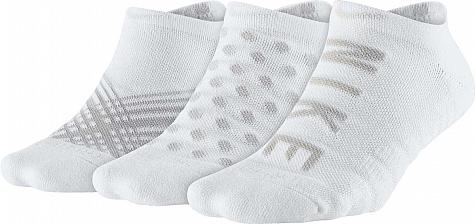 Nike Women's Dri-FIT Cusion No-Show Golf Socks - 3-Pair Packs