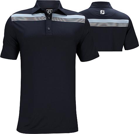 FootJoy ProDry Performance Lisle Engineered Chestband Golf Shirts - Athletic Fit - FJ Tour Logo Available - Previous Season Style