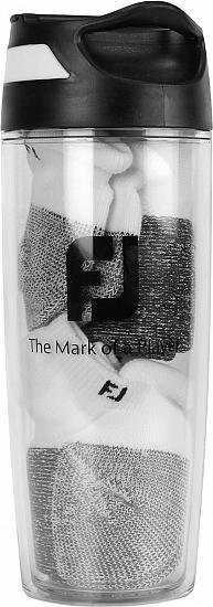 FootJoy ProDry Roll Tab 2-Pair Pack Golf Socks and Sport Bottle - CAN'T REMOVE LAST UNIT