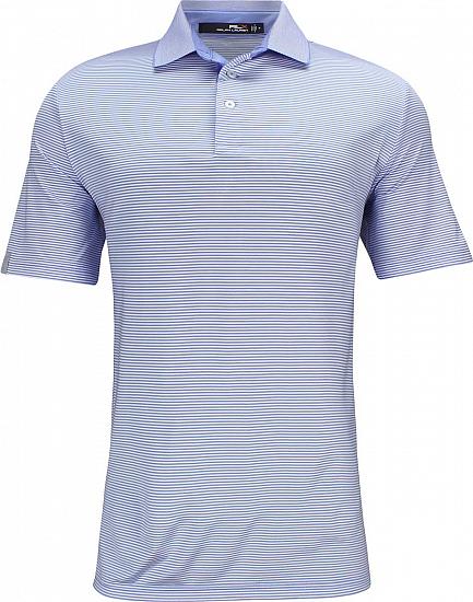 RLX Lightweight Airflow Stripe Knit Collar Golf Shirts