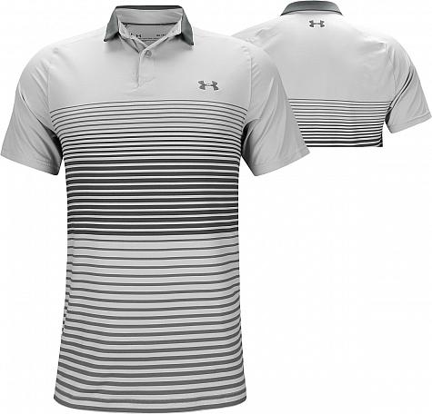 Under Armour Iso-Chill Power Play Golf Shirts - Mod Grey - ON SALE