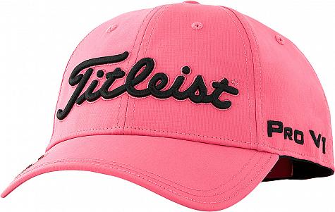 Titleist Women's Tour Performance Ball Marker Adjustable Golf Hats - Limited Edition Pink Out