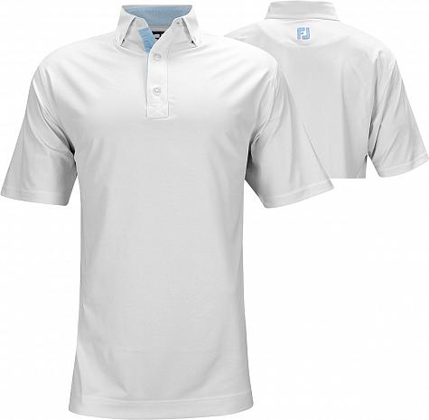 FootJoy ProDry Baby Pique Solid with Dot Print Golf Shirts - Montauk Collection - FJ Tour Logo Available