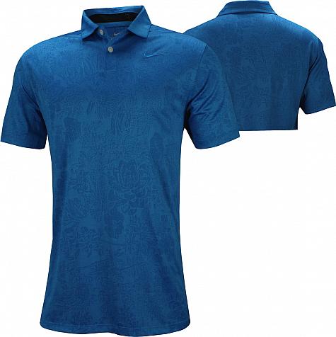 Nike Dri-FIT Breathe Vapor Jacquard Print Golf Shirts - Previous Season Style
