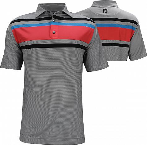 FootJoy ProDry End on End Lisle Chestband Golf Shirts - Lake Geneva Collection - FJ Tour Logo Available