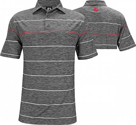 FootJoy ProDry Lisle Space Dye Engineered Stripe Golf Shirts - FJ Tour Logo Available - Previous Season Style