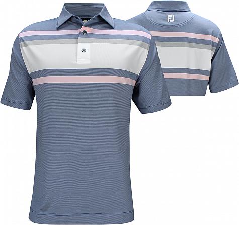 FootJoy ProDry End on End Lisle Chestband Golf Shirts - Truro Collection - FJ Tour Logo Available - Previous Season Style
