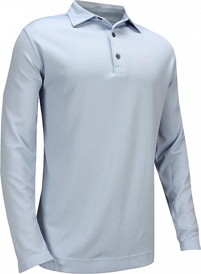 FootJoy Thermolite Birdseye Jacquard Long Sleeve Golf Shirts - FJ Tour Logo Available - Previous Season Style