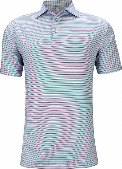Peter Millar Sweet Stripe Stretch Jersey Golf Shirts