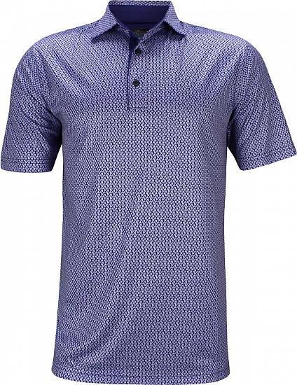 Greg Norman ML75 2Below Micro Paisley Print Golf Shirts - ON SALE