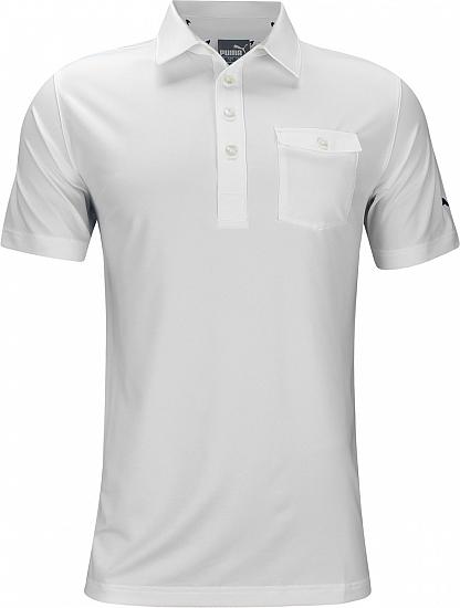 Puma DryCELL Donegal Golf Shirts - White - X Collection