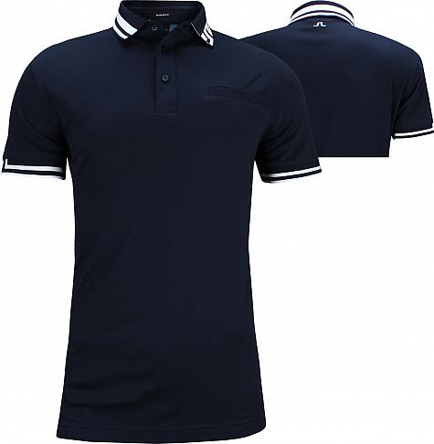 J.Lindeberg Bruce Reg Fit Cotton Poly Golf Shirts