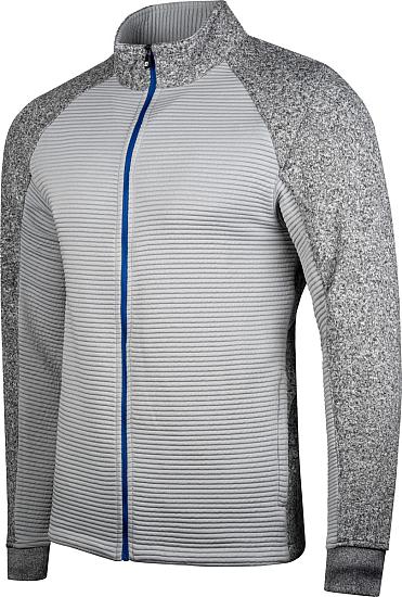 FootJoy Ribbed Sweater Fleece Full-Zip Golf Jackets - FJ Tour Logo Available - Previous Season Style