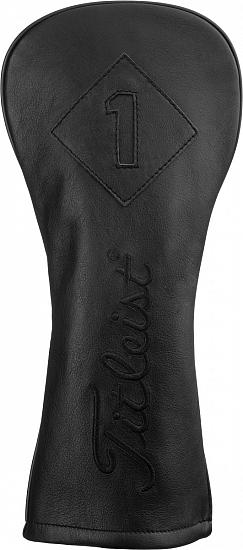 Titleist Noir Deluxe Black Leather Golf Club Headcovers - ON SALE