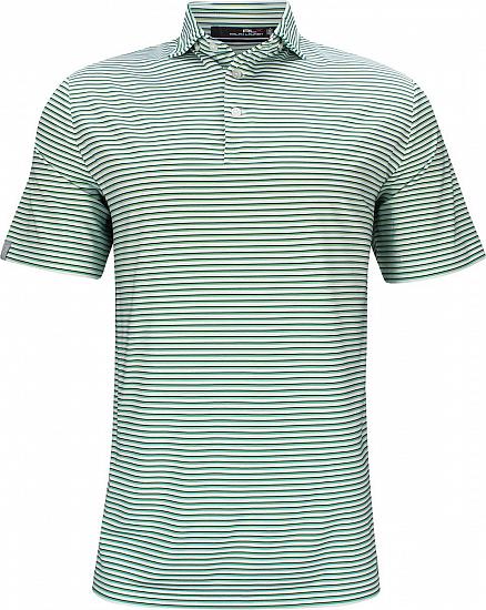 RLX Yarn Dye Striped Lightweight Airflow Jersey Golf Shirts