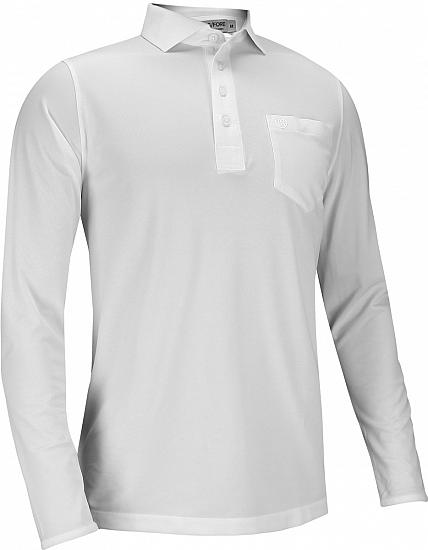 G/Fore Tech Pique Long Sleeve Golf Shirts - ON SALE