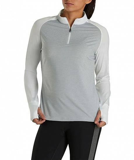 FootJoy Women's Sun Protection Quarter-Zip Golf Pullovers - FJ Tour Logo Available - Previous Season Style
